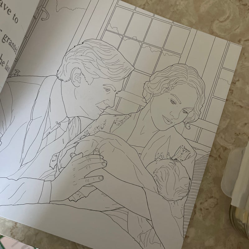 Downton Abbey: the Official Coloring Book (Gold Foil Gift Edition)