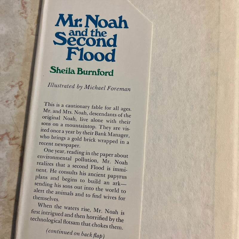 Mr. Noah and the Second Flood