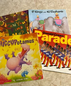 4 picture book lot 