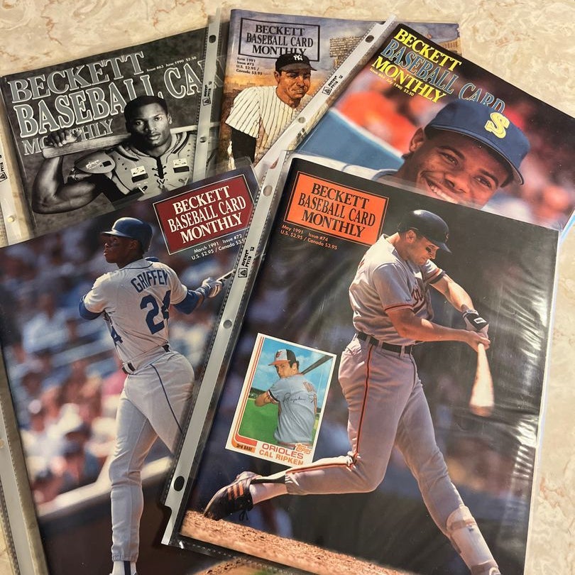 Walk through a May 1991 Beckett Baseball Magazine 