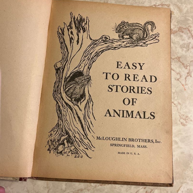 Easy to Read Stories of Animals 