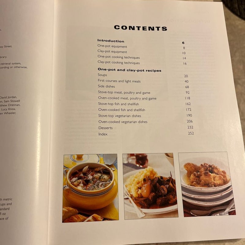 The One-Pot and Clay Pot Cookbook