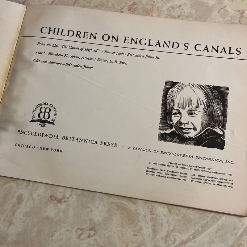 Children on England’s Canals: Encyclopedia Britannica Picture Stories 