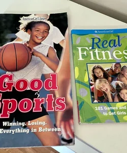Set 2 American Girl Books Real Fitness + Good Sports
