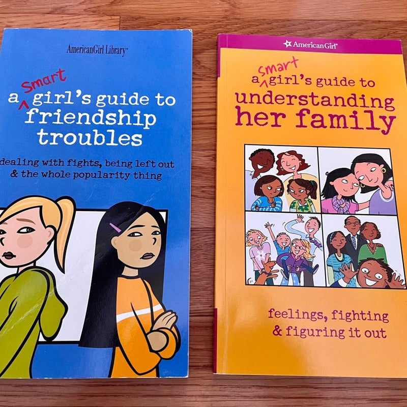 Set Bundle American Girl Books “A Smart Girl’s Guide” Friendships Family AG