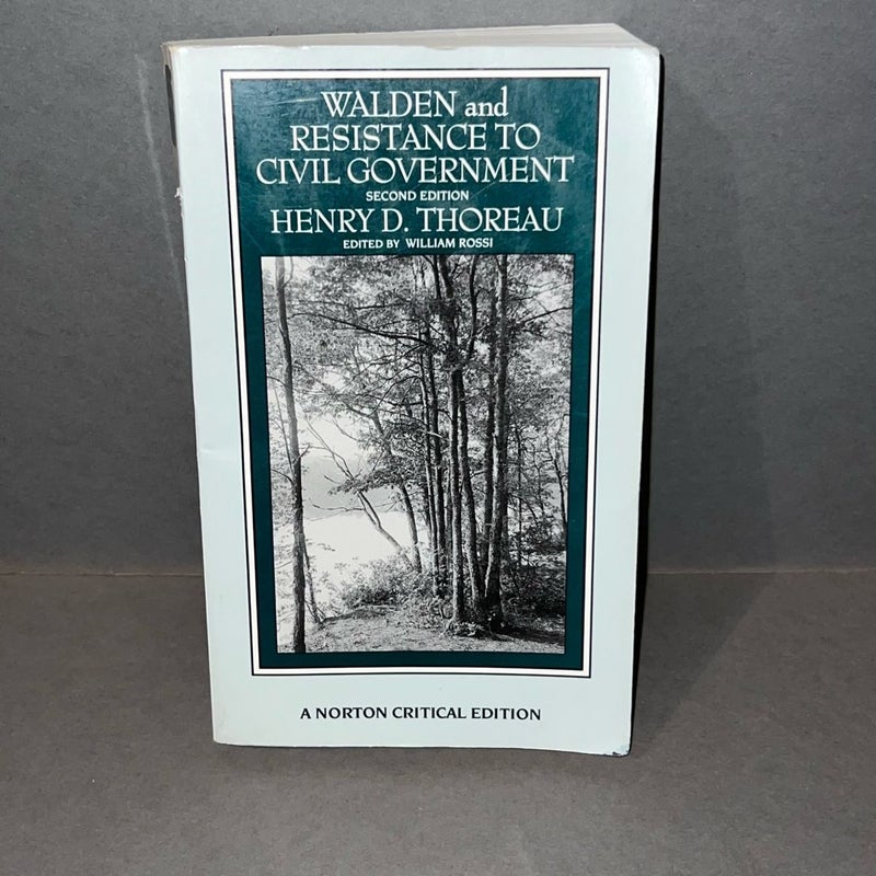 WALDEN and RESISTANCE TO CIVIL GOVERNMENT