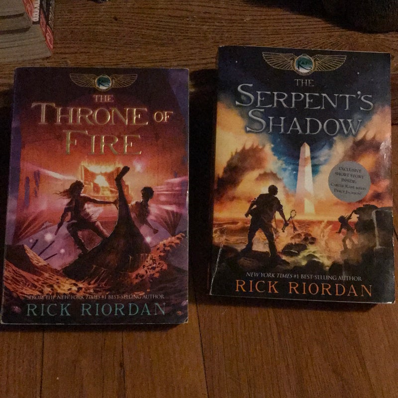 The throne of fire book 2 and book 3 the servants shadow 