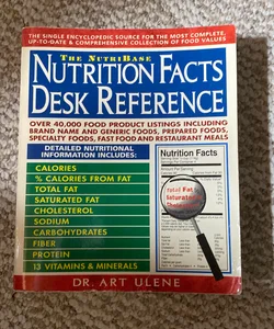 The Nutribase Nutrition Facts Desk Reference