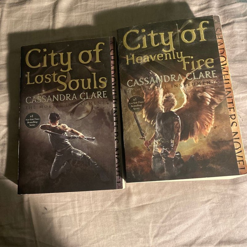 City of Lost Souls and City of Heavenly Fire (Shadowhunters book 5-6)