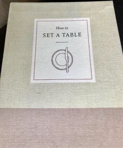 How to Set a Table