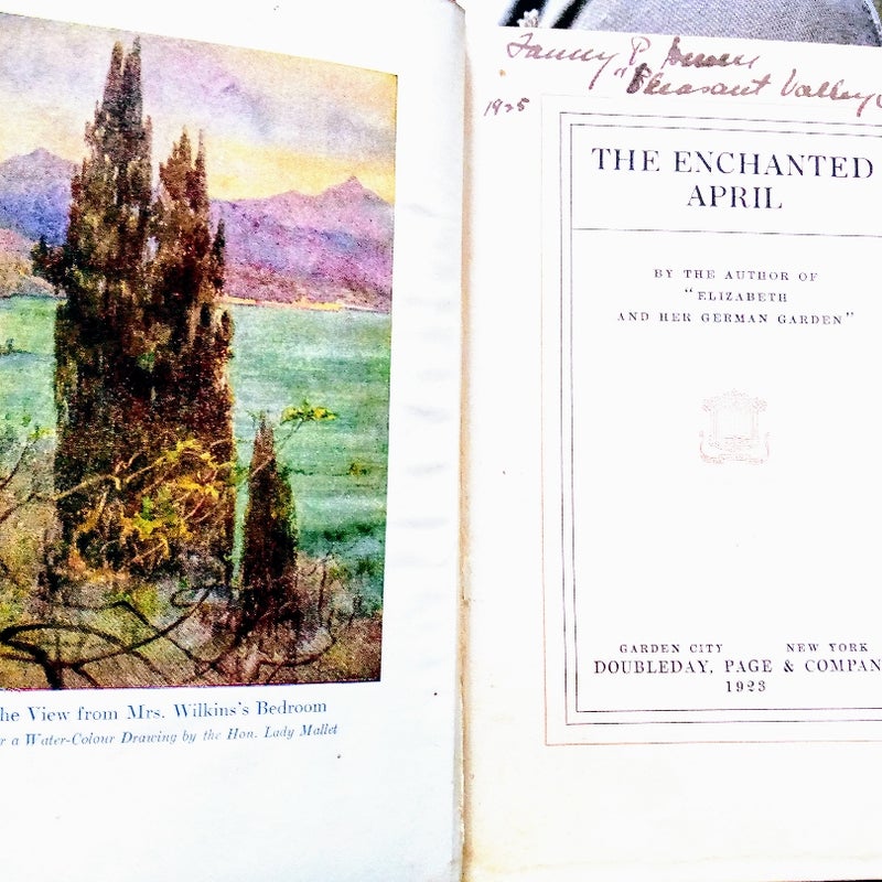 The Enchanted April (First Edition) 1923