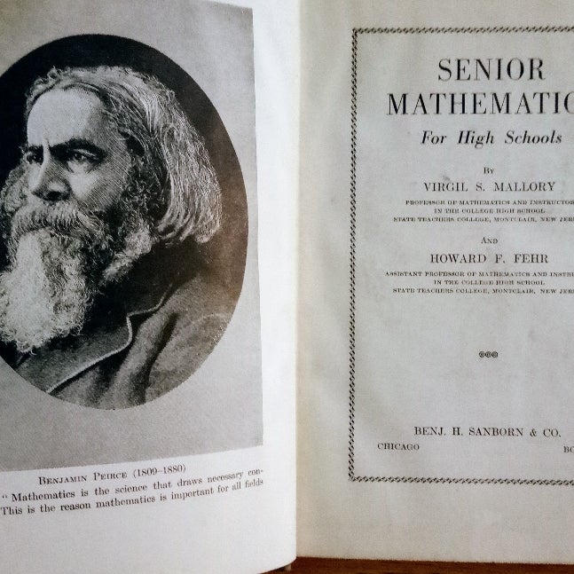 Senior Mathematics for High Schools 