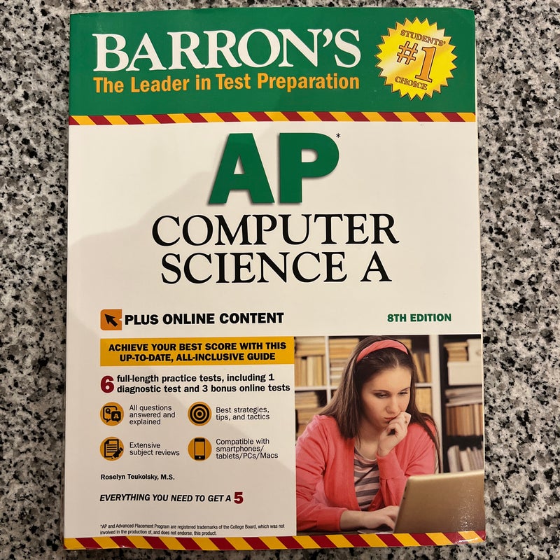 Barron's AP Computer Science a with Online Tests