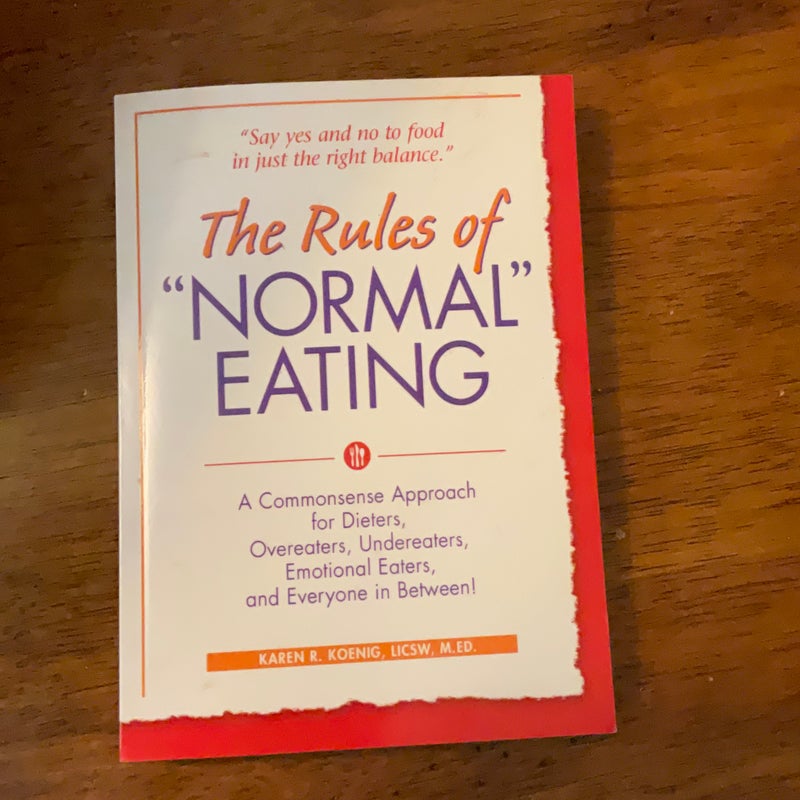 The Rules of Normal Eating