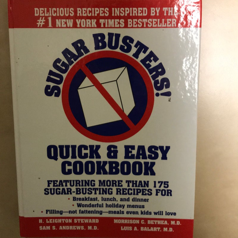 Sugar Busters! Cookbook