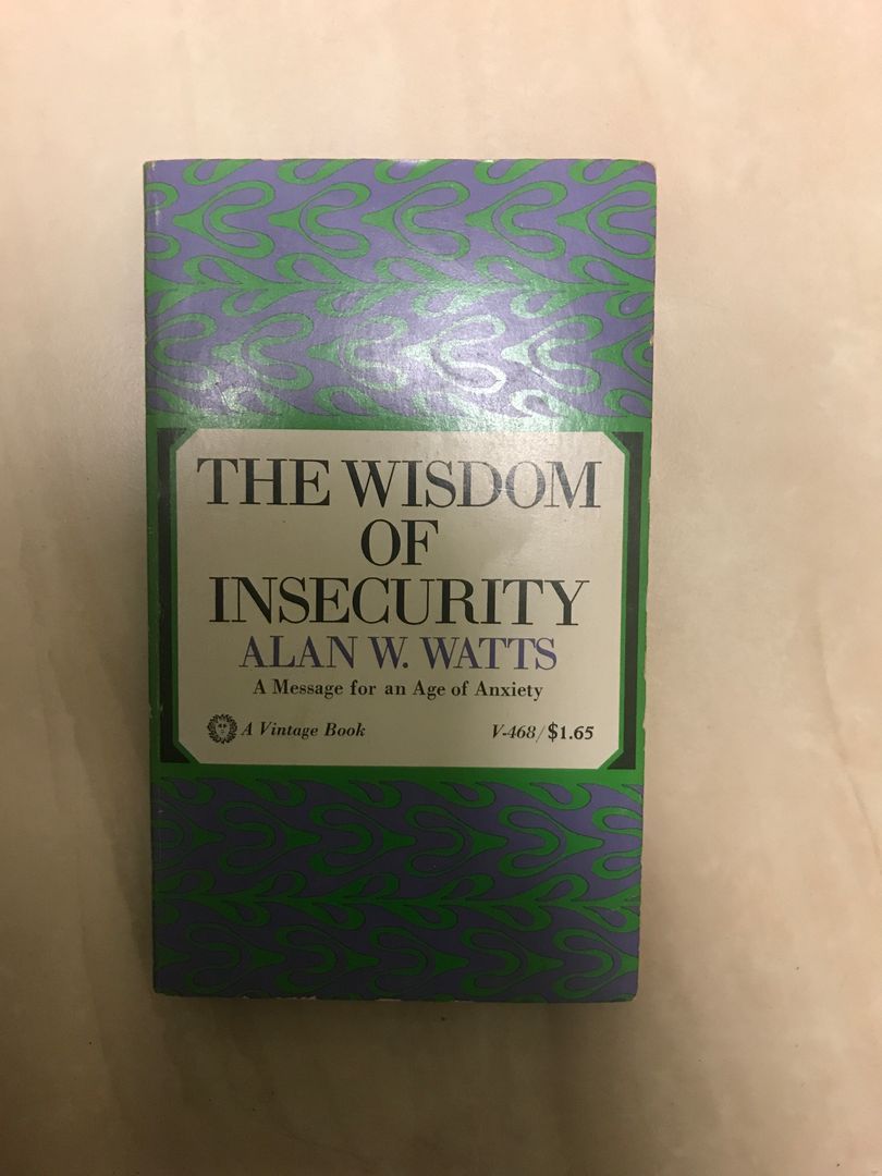 The Wisdom of Insecurity