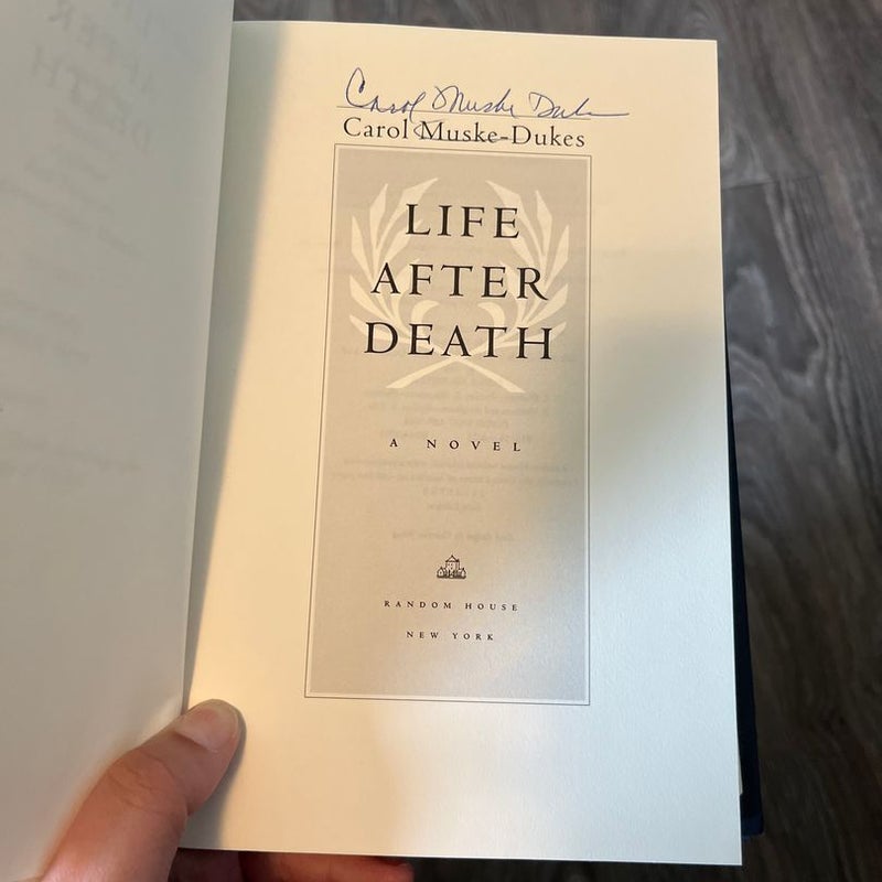 Life after Death, signed by author