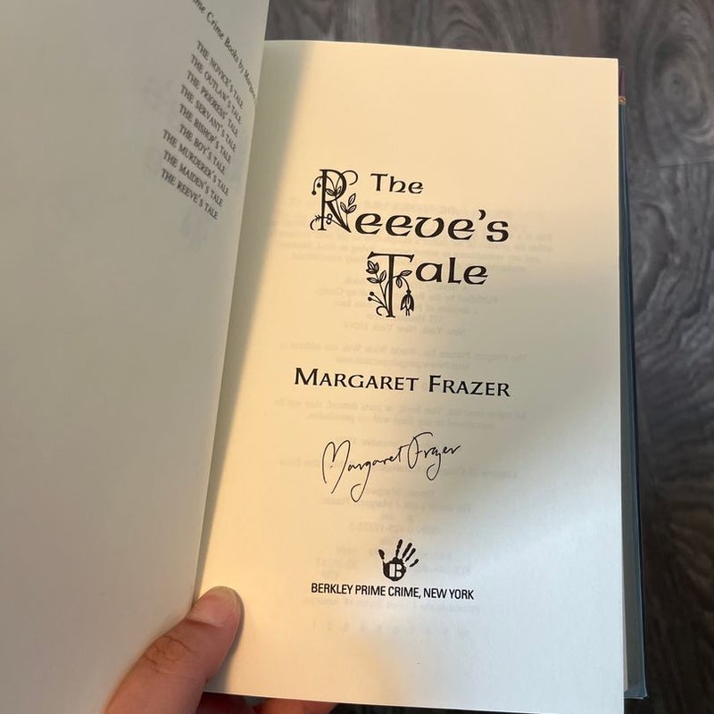 The Reeve's Tale, signed by author