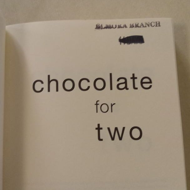 Chocolate for Two