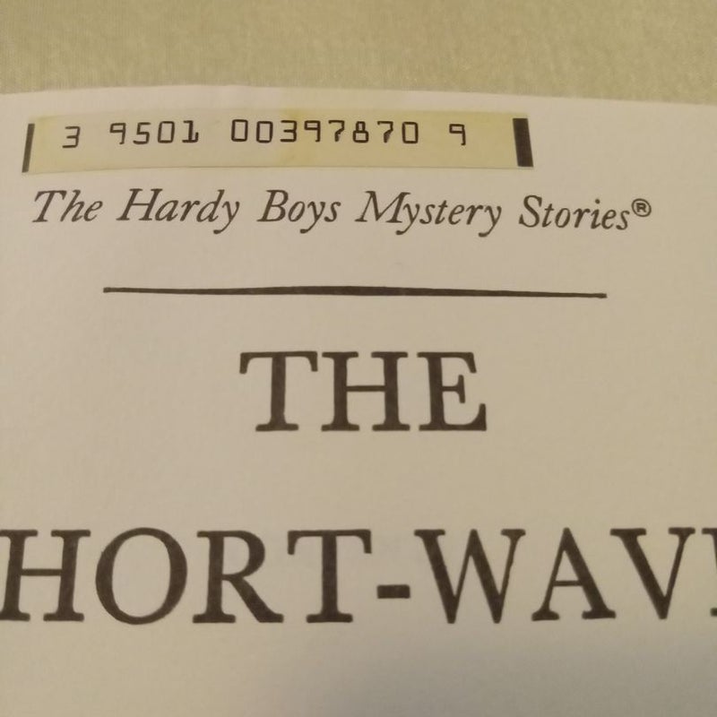 Hardy Boys 24: the Short-Wave Mystery