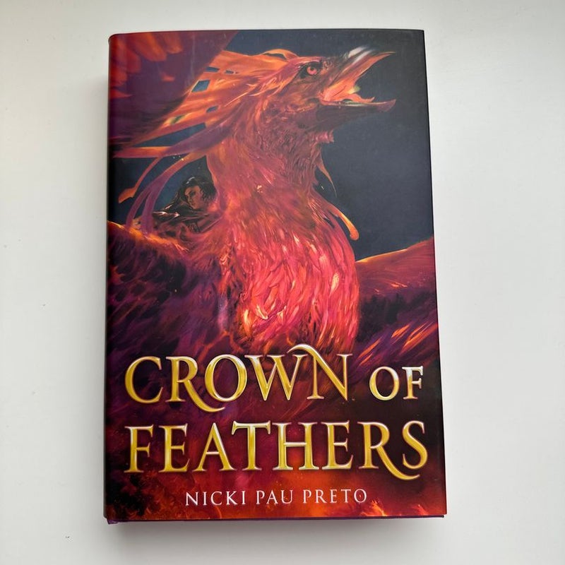 Owlcrate Crown shops of Feathers Trilogy by Pau Preto