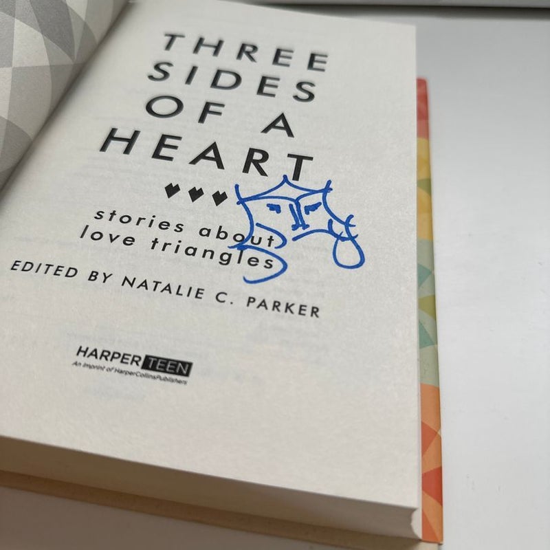 Three Sides of a Heart: Stories about Love Triangles (signed)