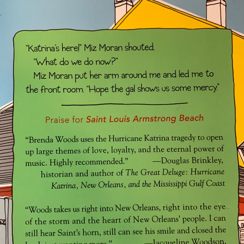Saint Louis Armstrong Beach by Brenda Woods, Hardcover