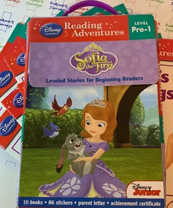 Reading Adventures Sofia the First Level Pre-1 Boxed Set