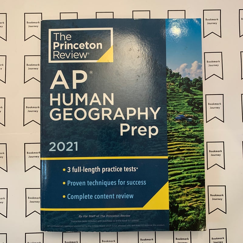 Princeton Review AP Human Geography Prep 2021