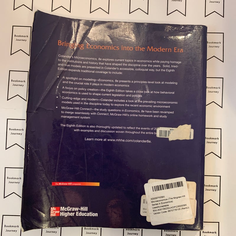 Microeconomics by David C. Colander, Paperback Pangobooks