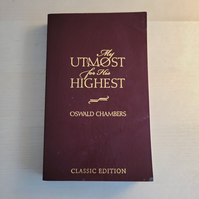My Utmost for His Highest