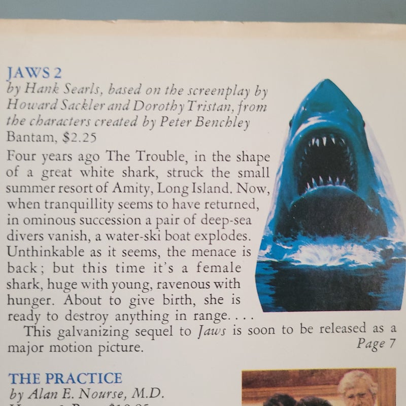 Jaws 2, The Practice, Excellency, The Education Of Little Tree