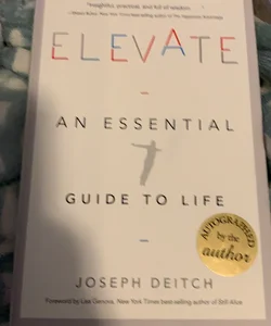 Elevate signed by the author and bookmark