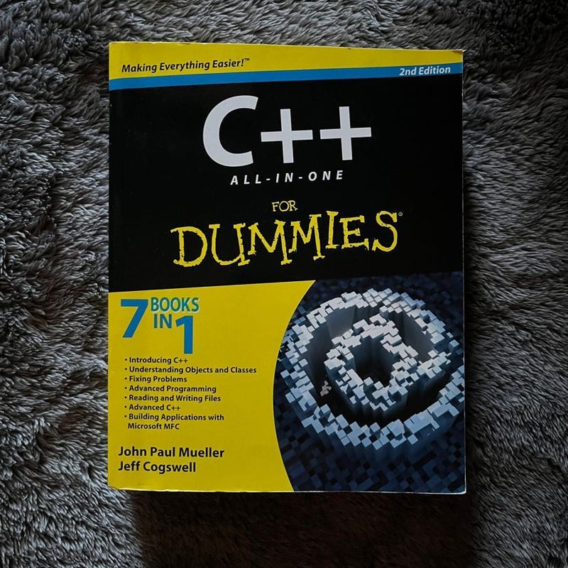 C++ All-in-One for Dummies