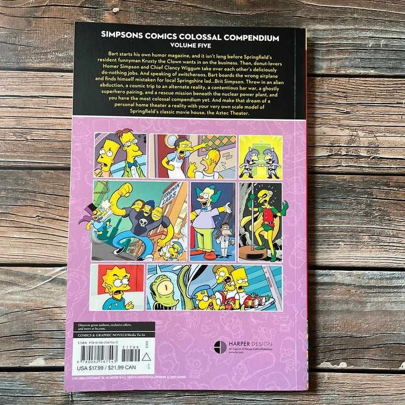 Simpsons Comics Colossal Compendium: Volume 5