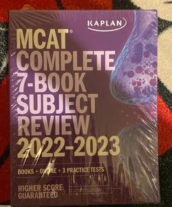 MCAT Complete 7-Book Subject Review 2022-2023