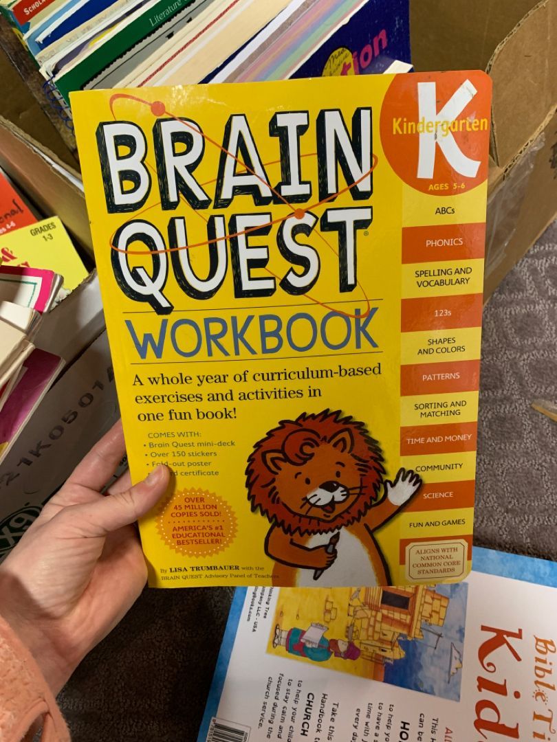 Brain Quest Workbook: Kindergarten