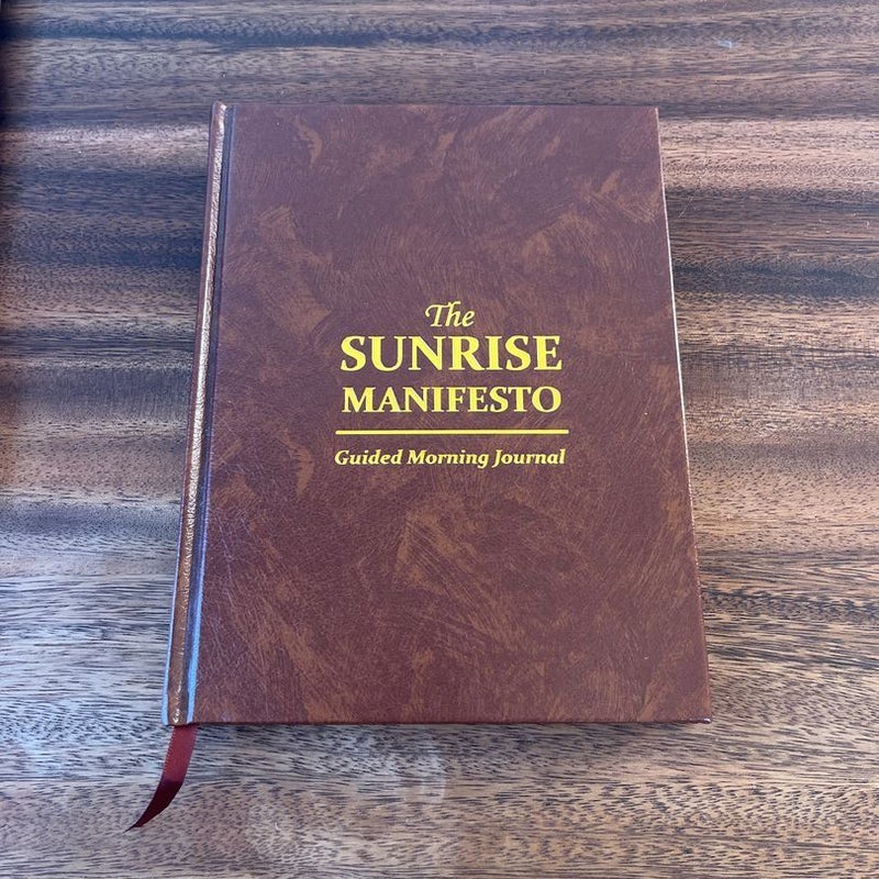 The Sunrise Manifesto