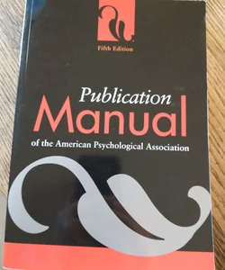 Publication manual of the American Psychological Association