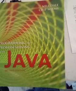 Programming and Problem Solving with Java