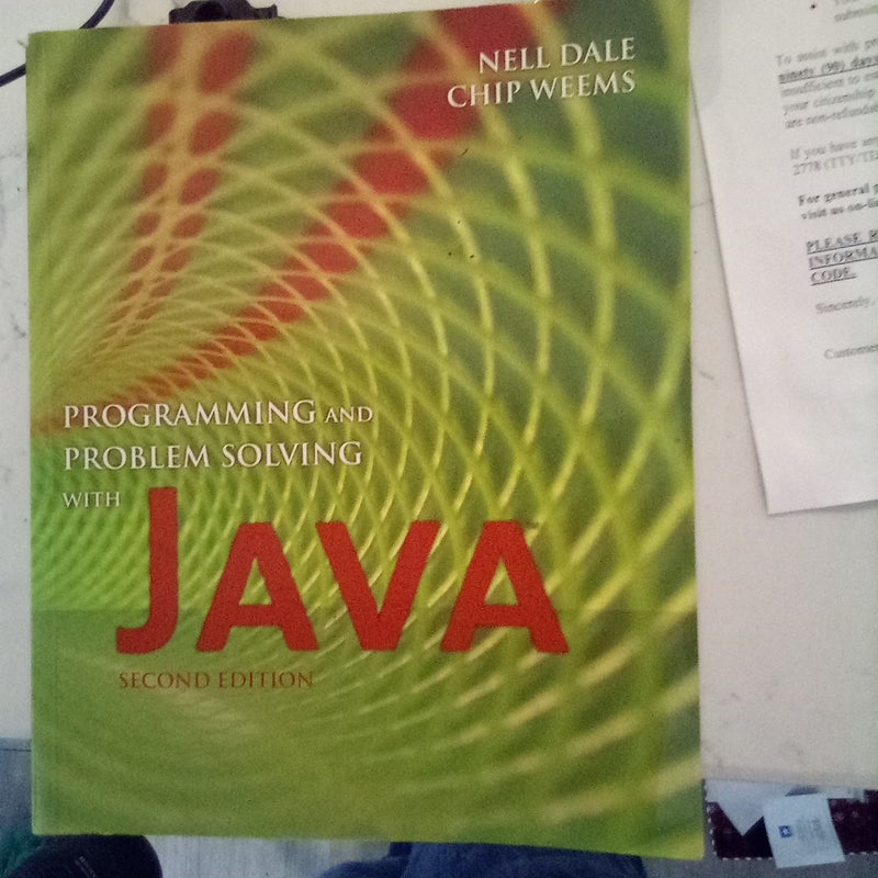 Programming and Problem Solving with Java