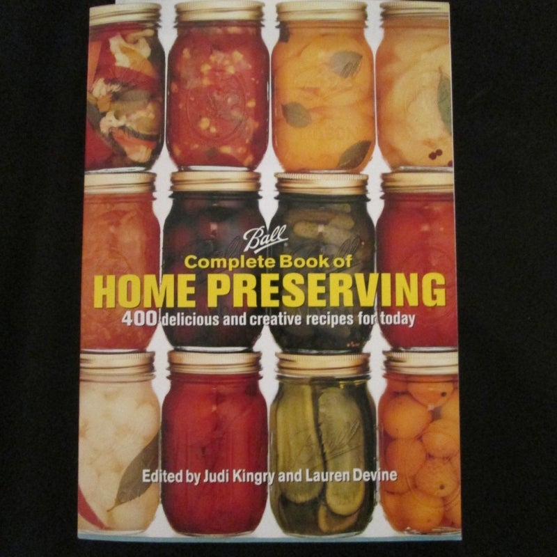 Ball Complete Book of Home Preserving