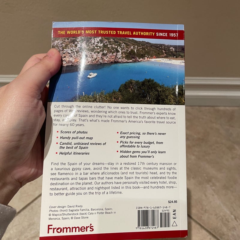 Spain Frommer's Book. Excellent condition.