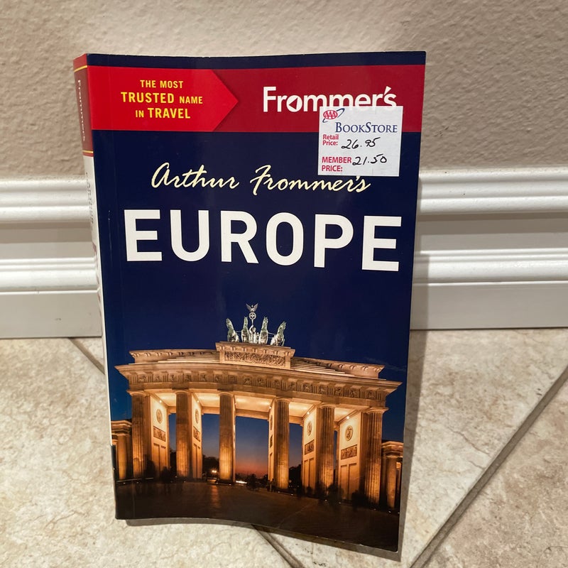 Europe Arthur Frommer's book. Good condition.