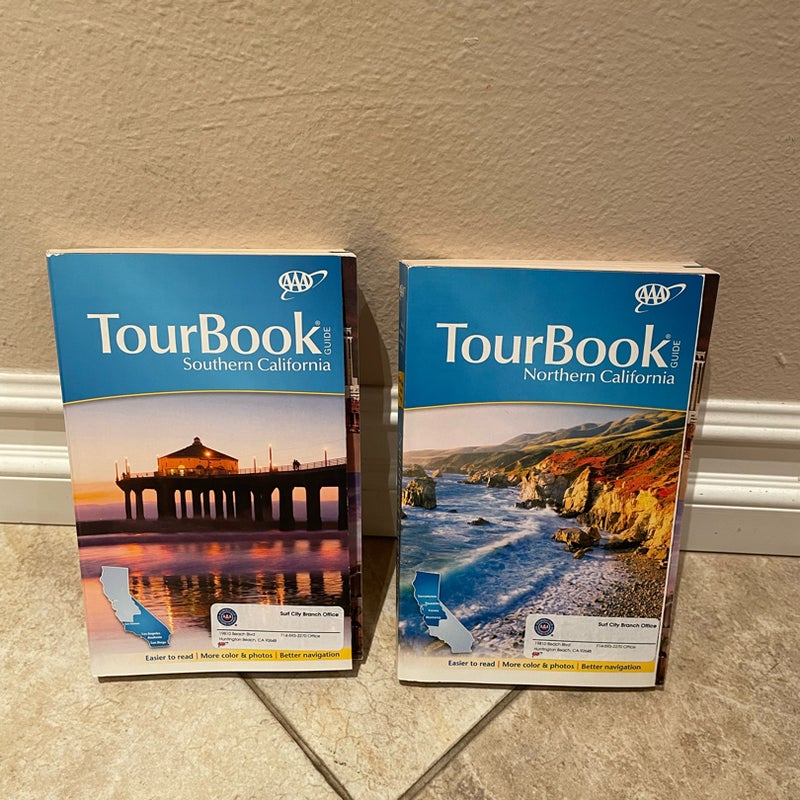 2 Northern & Southern California tour book. good condition.