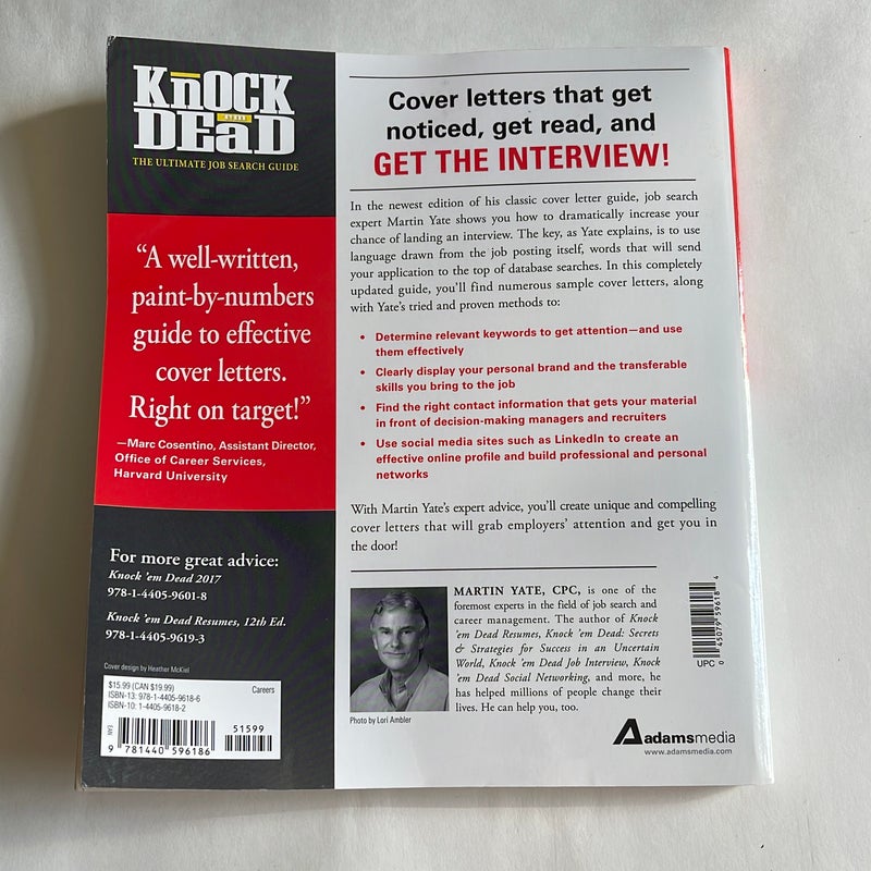 Knock 'em Dead Cover Letters