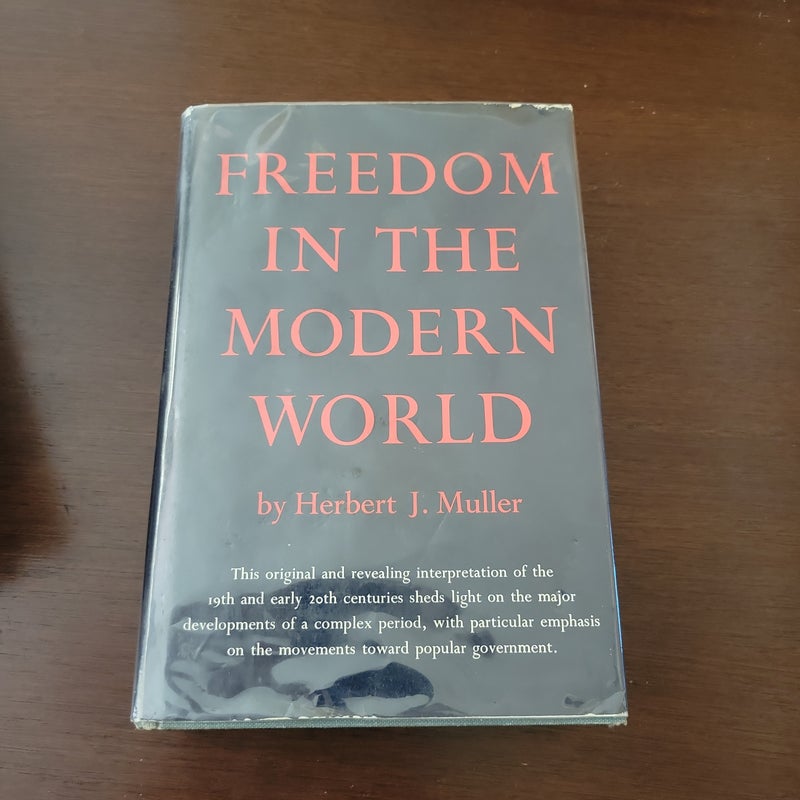 Freedom in the Modern World