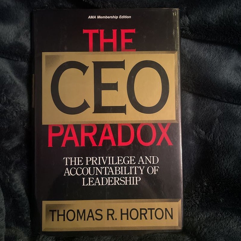 The CEO Paradox