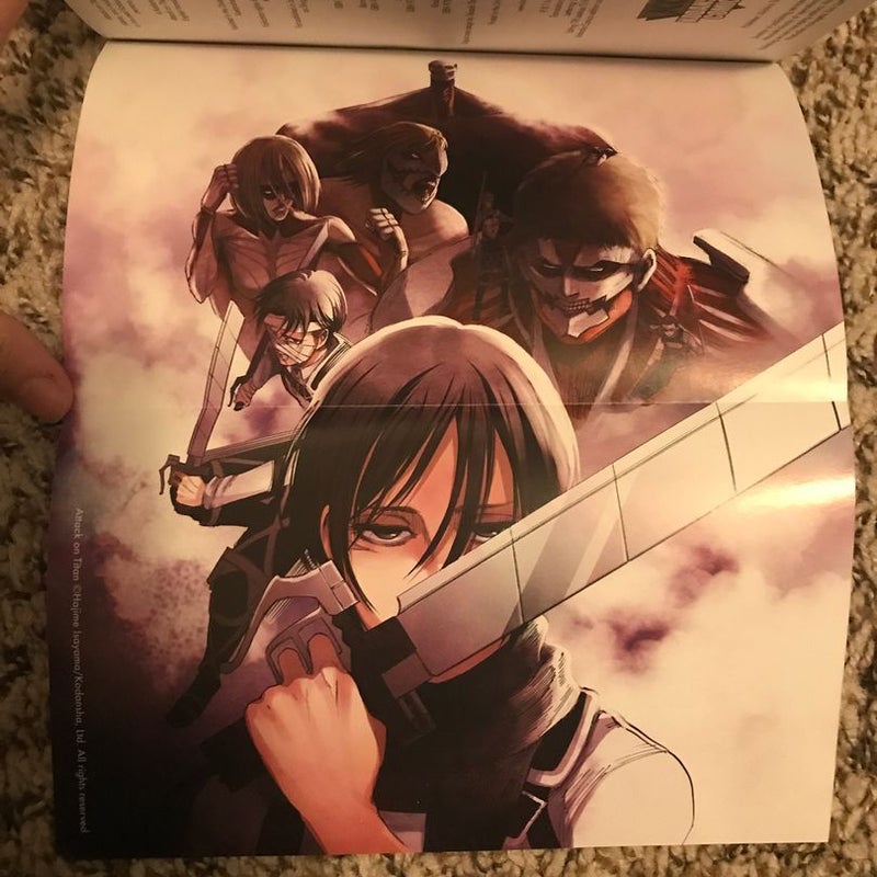 Attack on titan volume 34 (with poster)