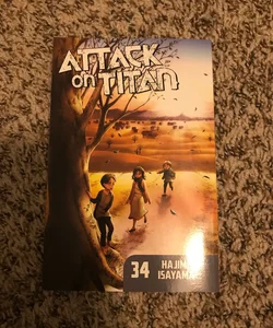 Attack on titan volume 34 (with poster)